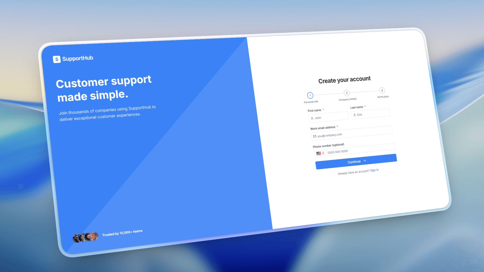 SupportHub